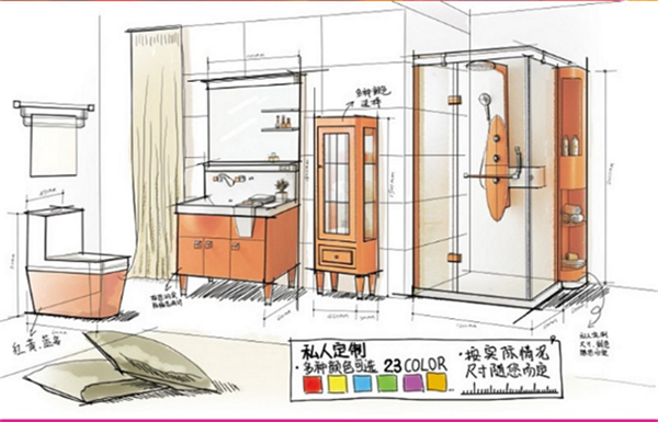 彩色卫浴.席玛为您定制个性卫浴空间