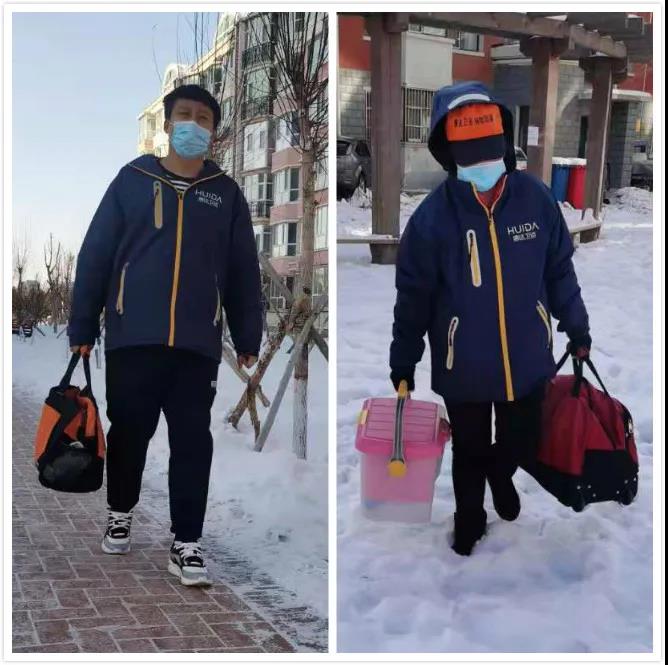 银装素裹寒冬日，惠达服务暖人心
