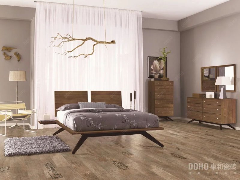 超高出镜率的木纹砖 每个卧室都是定制款！_5