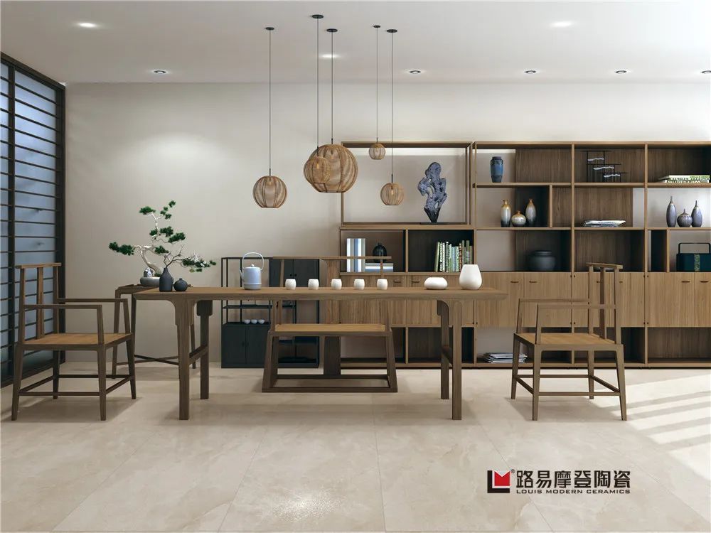 路易摩登陶瓷新中式客厅这么铺贴 中国风的摩登之道_1
