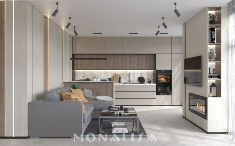 蒙娜丽莎大板岩板新家打造硬核感满分的厨卫空间_2