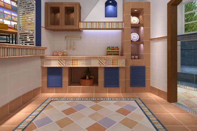澳翔教你如何选择适合的瓷砖 让厨房变得赏心悦目_7