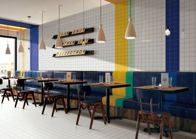 6种马赛克瓷砖餐厅应用，让店面设计与众不同_5