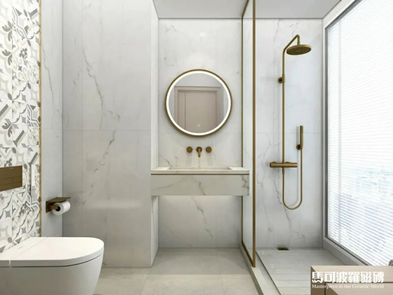 马可波罗瓷砖：带给您不一样的浴室惊艳搭配！_4