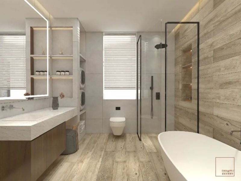 道格拉斯瓷砖：4种卫浴间多变风格设计方案_4