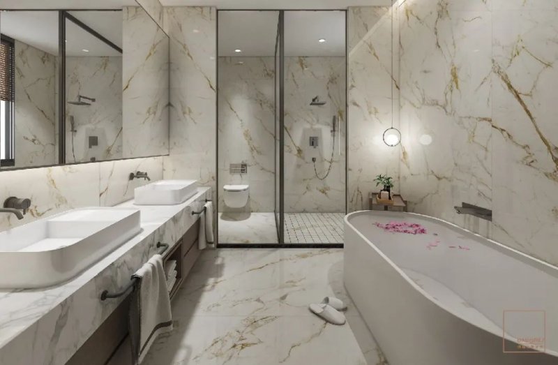 道格拉斯瓷砖：4种卫浴间多变风格设计方案_1
