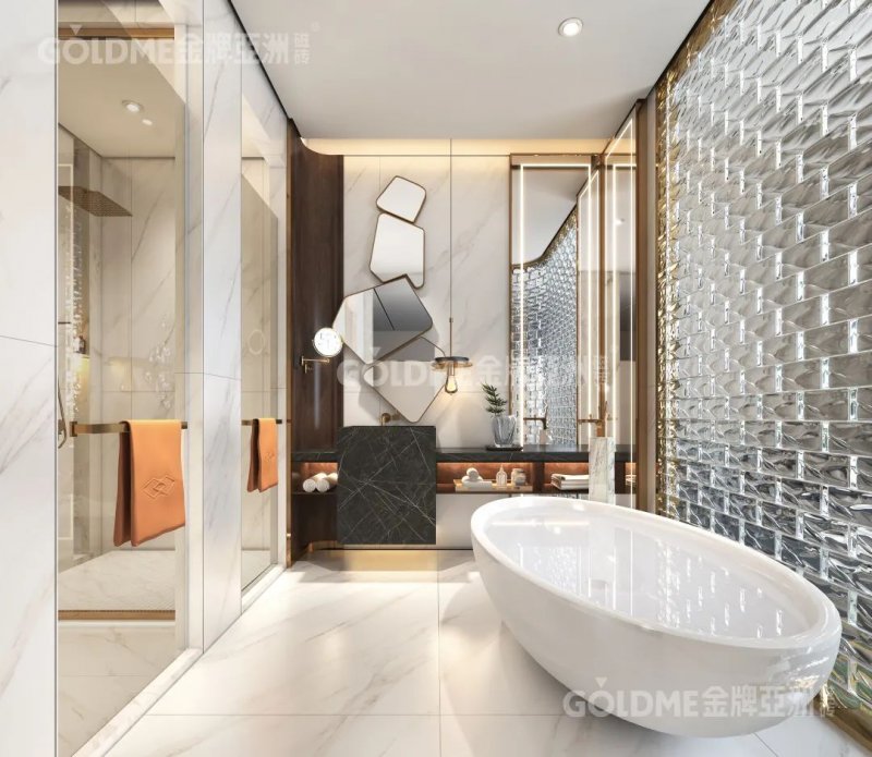 金牌亚洲陶瓷：打造精致私享浴室 为生活充电_2