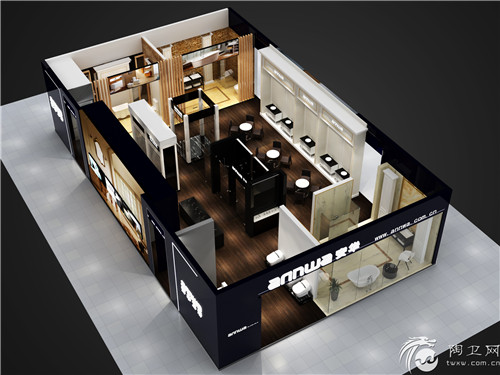 安华卫浴 上海厨卫展 新品 华之翼系列